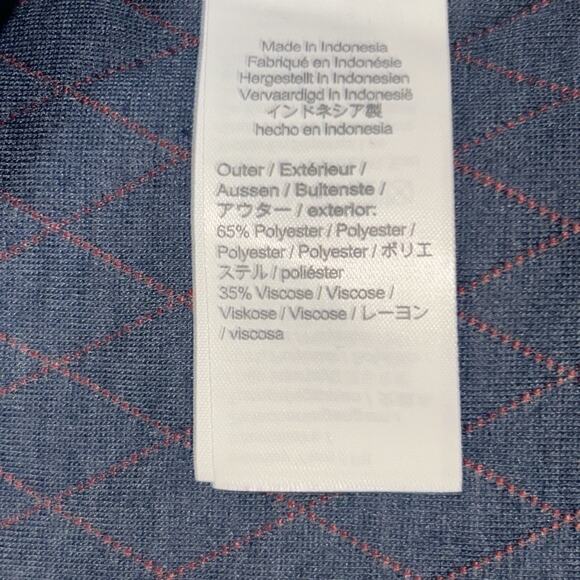 J Crew Quilted Authentic Fleece Red Quarter Zip Front 2XL NWT - Picture 8 of 8